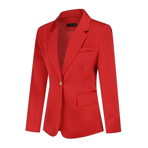 YYNUDA Women's Business Suit Set Ladies 2 Piece Office Work Solid Blazer Jacket and Pants3