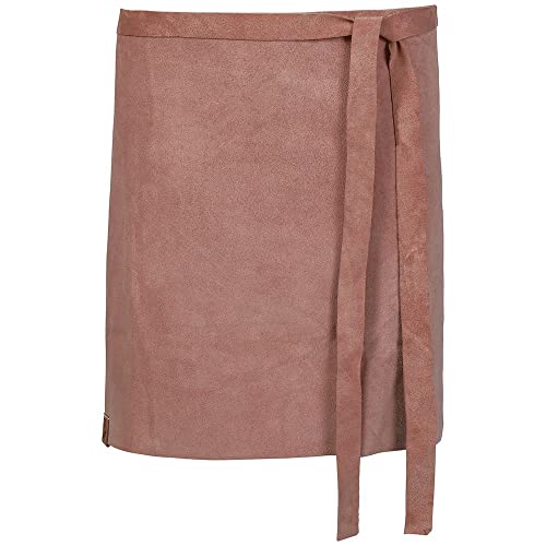 EXNER Vorbinder, Gastro-Schürze, Bistro-Schürze, Edel-Schürze, Rindleder, B 88 x L 45 cm, Farbe toffee