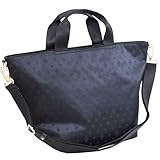 [目々澤鞄] トート レディース ショルダー 舟形 トートバッグ 大人可愛い 軽い ブランド ナイロン おしゃれ 2way 大容量 A4 通勤 仕事 ママバッグ TiaraM ティアラム 55023 ブラック(10)