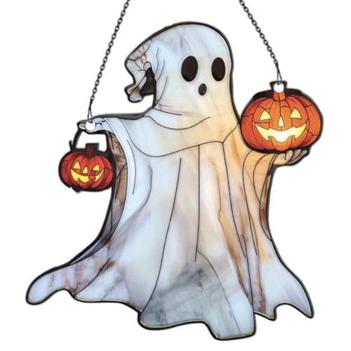Ghost-and-Pumpkin-Halloween-Ornament-Acrylic-Window-Hanging-Gift-for-Ghost-Lovers-Halloween-Home-Wall-Hanging-Decor-Halloween-Decorations Ghost and Pumpkin Halloween Ornament Acrylic Window Hanging Gift for Ghost Lovers Halloween Home Wall Hanging Decor Halloween Decorations