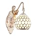 Produktbild E27 Tiffany-Art-Wandlampe Warmes Gelbes Buntglas Meerjungfrau Wandleuchten Retro Elegant Metall Wand Leuchte Wandeinbauleuchte Treppenspot Einbauleuchte Geeignet Für Restaurants, Bars, Clubs, Gänge