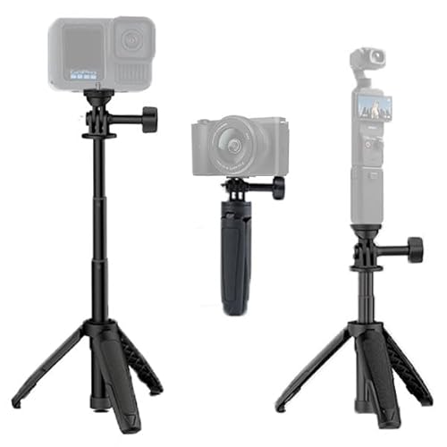 Mini Stativ, Handy stativ, Selfie Stick für GoPro, 2-in-1 Tripod Smartphone Stativ Kompatibel GoPro Hero DJI Osmo Action Osmo Pocket Insta360, Tischstativ Halterung für Kameras Reisen Vlogging Mini Stativ, Handy stativ, Selfie Stick für GoPro, 2-in-1 Tripod Smartphone Stativ Kompatibel GoPro Hero DJI Osmo Action Osmo Pocket Insta360, Tischstativ Halterung für Kameras Reisen Vlogging