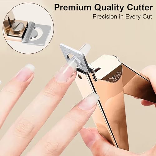 Cortaúñas acrílico con medidor magnético ajustable miniatura 5