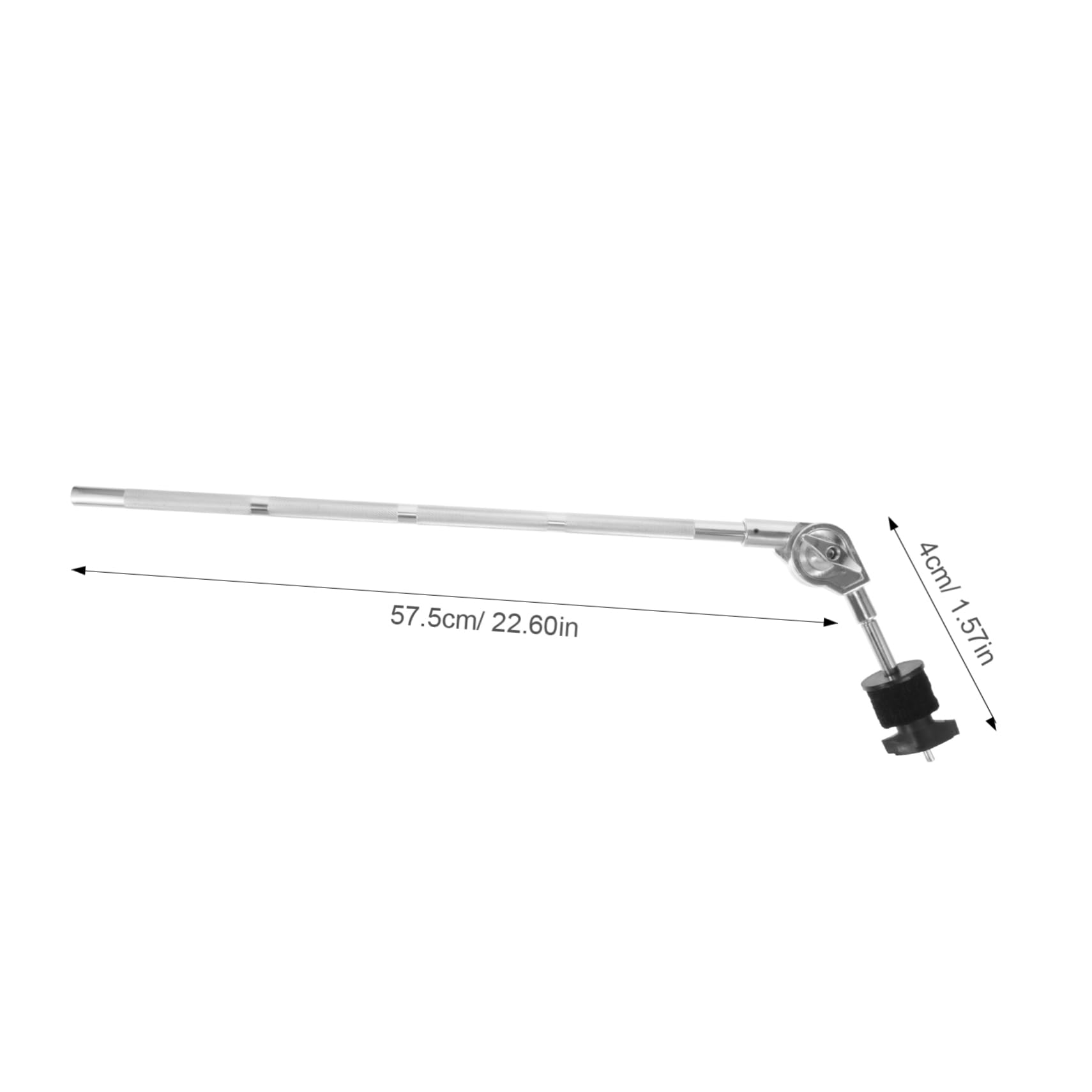 ibasenice Cymbal Stand Attachment Drum Mount Holder Flexible Cymbal Arm and Adjustable Boom