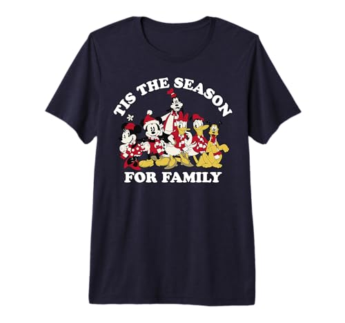 T-shirt Mickey and Friends de Noël idée cadeau idéale pour la famille