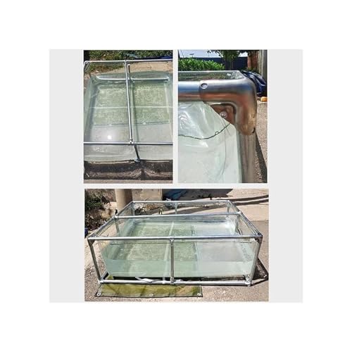 Estanque de PVC de 0,8 mm transparente y resistente para peces 4