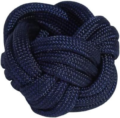 HandmadeHandmade Neckerchief Slide Woggle for Scouts for Lion Tiger Wolf Bear Webelos Paracord Turks Head Knot by KNOTS SO FAST (Navy)