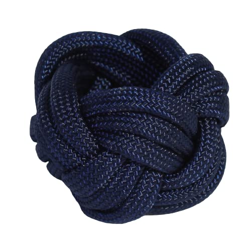 Handmade Neckerchief Slide Woggle for Scouts for Lion Tiger Wolf Bear Webelos Paracord Turks Head Knot by KNOTS SO FAST (Navy)
