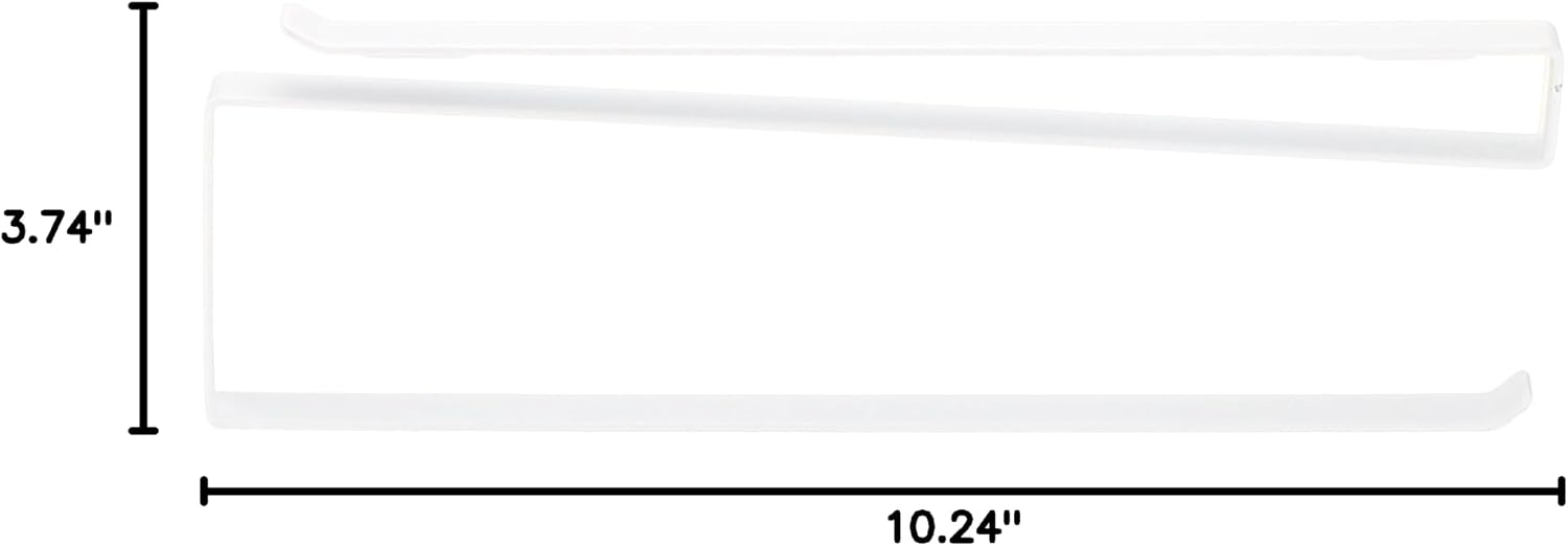 Yamazaki Industries 7115 Under Cabinet Kitchen Paper Holder, White, Approx. W 0.6 x D 10.2 x H 3.7 inches (1.5 x 26 x 9.5