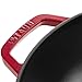 STAUB Cast Iron Perfect Pan, Dutch Oven, 4.5-quart, serves 4-5, Made in France, Cherry
