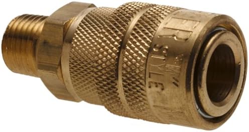 Milton 716BK M Style Quick Fitting: 1/4-Inch Male Coupler