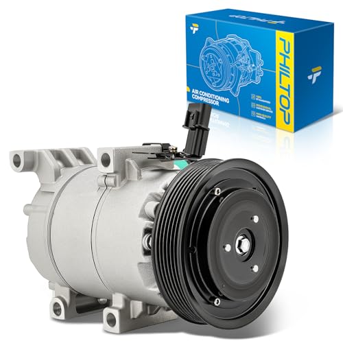 Image of PHILTOP Air Conditioner AC Compressor with Clutch for Kia Soul 2014-2019 1.6L, 2017-2019 1.6T,Forte5 2014-2018 1.6T,Forte Koup 2014-2016 1.6T, Hyundai Elantra 2017-2020 1.6T,Elantra GT 2019-2020 1.6T