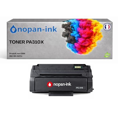Toner compatible pour Pantum PA310X noir fini les textes pâles au bureau