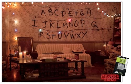 Netflix Stranger Things - Alphabet Wall Poster with Push Pins