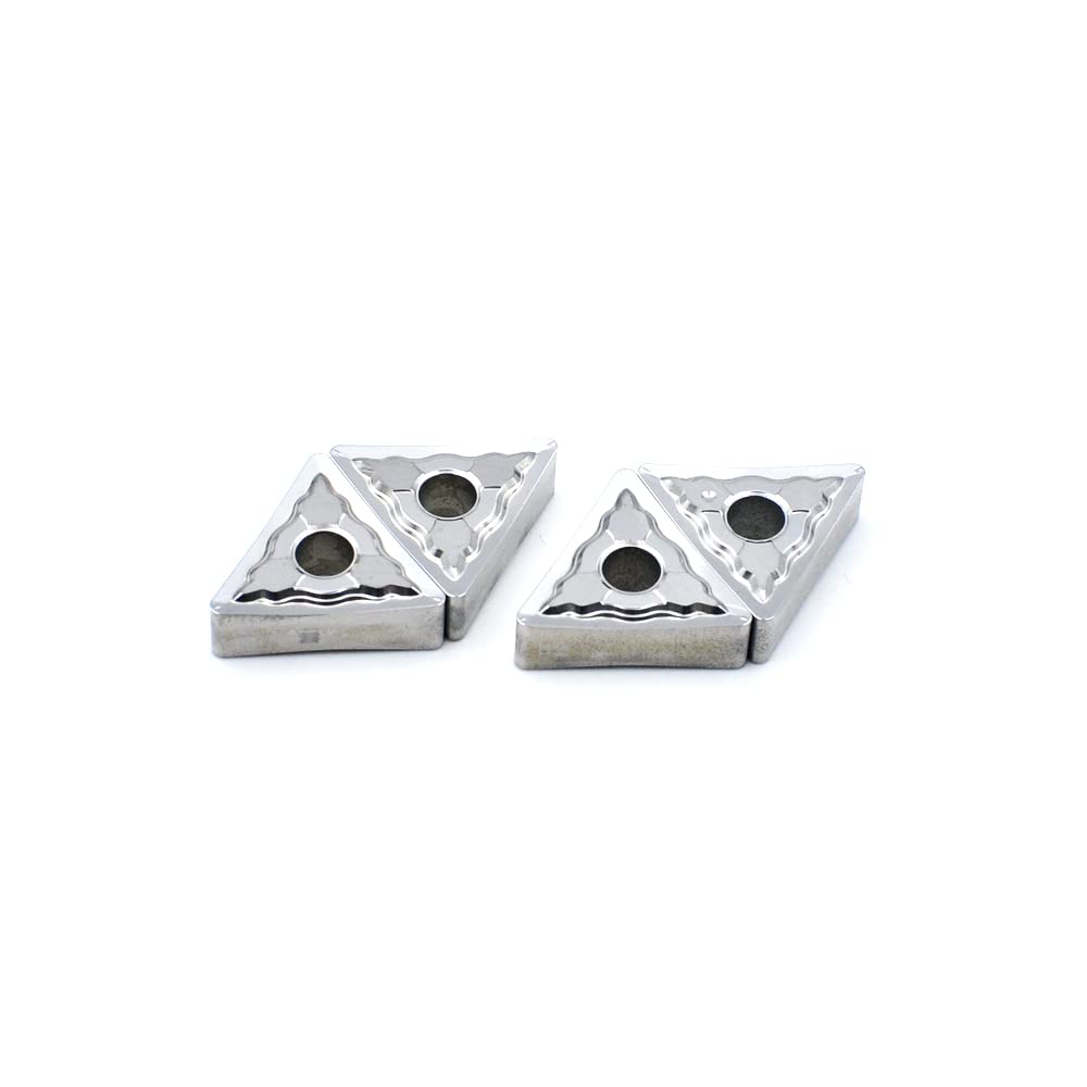 Inserti in metallo duro per alluminio TNMG332/TNMG160408 per tornitura di inserti in alluminio, 10 pezzi/scatola