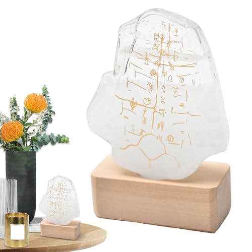 Predicciones meteorológicas de botella - Oracle Storm Glass Weather Predictor | El Barómetro Previsible De La Estación Meteorológica Elegante Y Creativa, Decoración De Escritorio Para La Oficina En