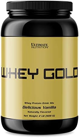 Ultimate NutritionWhey Gold Protein Powder with 20 Grams of Protein and Amino Acids for Maximum Muscle Growth and Recovery, 27 Servings, Vanilla