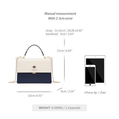 Bolso bandolera de cuero para mujer miniatura 3