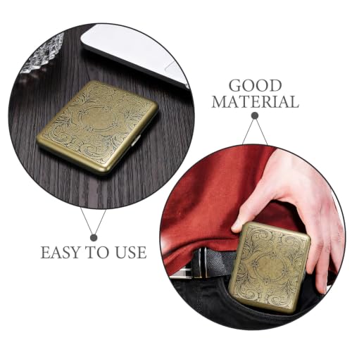 Pitillera metálica antichoque MAGICLULU para evitar cigarrillos rotos 3
