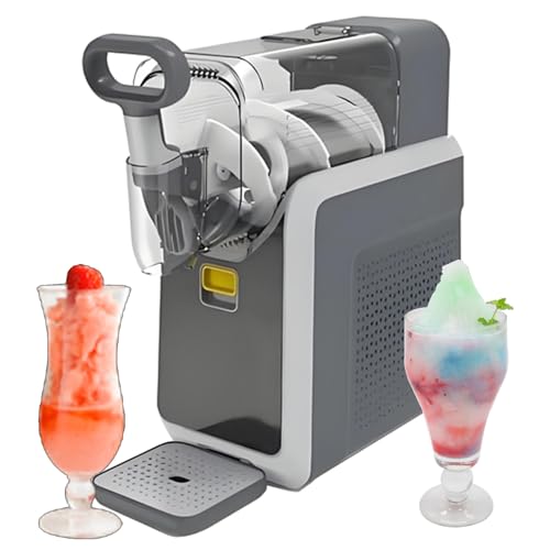 Máquina Digital para Hacer granizados con 5 Modos preestablecidos, Ajuste de dureza de 9 velocidades y Limpieza automática. Ideal para Preparar Batidos, cremas y licuados.