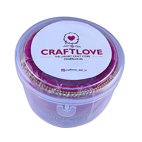 Goelx Silk Thread Bangles - 8 Piece Set - Pink - 2.4 #TOP6