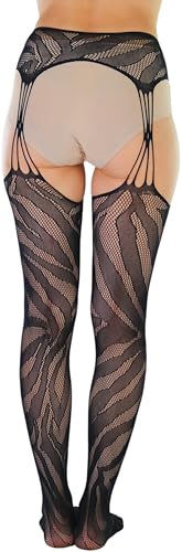 Image of ToBeInStyle Women's Suspender Pantyhose