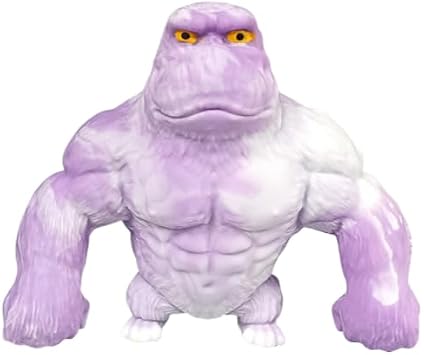Kids and Adults Stretchy Squishy Monkey Squeeze Toy Funny Gorilla Squishy Toy Stress Relief and Sensory Decompression Toy,Purple