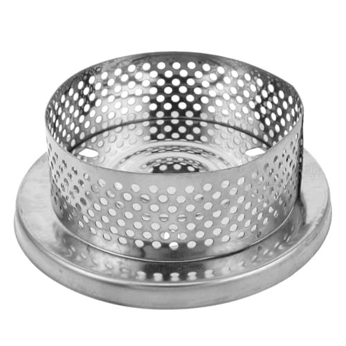 VICASKY Edelstahl Filterabdeckung für Tauchpumpe Rostfreier Filterkorb mit Feinmaschigem Sieb Langlebiges Wasserpumpen Zubehör Passend für Pool Teichpumpen Einfache Installation