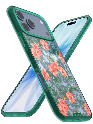 Image of Smartish iPhone 17 Pro Max MagSafe Clear Case - Gripmunk Magnetic Slim Case [Lightweight + Protective] Anti-Yellowing Thin Grip Clear Cover for Apple iPhone 17 Pro Max - Tropical