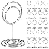 3. Material de calidad: los pequeños soportes para tarjetas de mesa están hechos de metal de alta calidad, sin embargo, tienen soportes estables y pueden mostrar fácilmente números de mesa y carteles.
