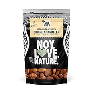 NoyNuts | Amandelen (gebrand & gezouten) | 500 gram | Rijk aan eiwitten en vitamines