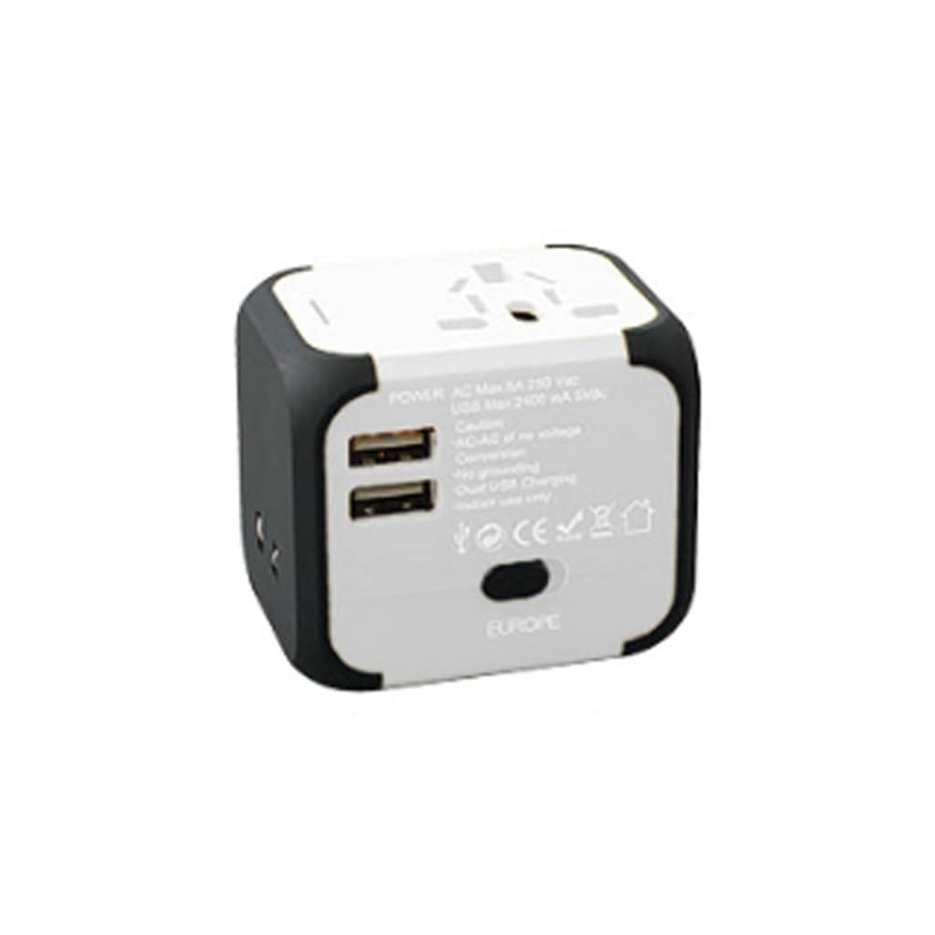 Gniazdo międzynarodowe przetwornice Światowy adapter podróży, przenośny przenośny międzynarodowy konwerter gniazda, adapter podróży na całym świecie adapter wtyczki zasilania