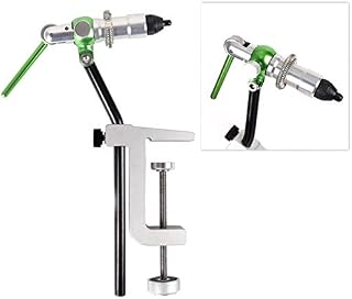 MAXIMUMCATCH Maxcatch Rotary Fly Tying Vise Alloy Travel Vise with Base,Fly Tying Tool Set Traveler Fly Fishing Tackle Kit