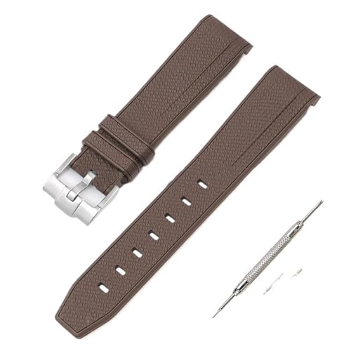 Bracelet montre 20mm marron pour porter votre MoonSwatch au bureau ou en voyage
