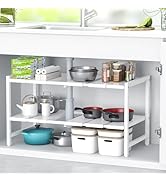 Amazon.co.jp: 【高さ調整・横幅伸縮40～70cm】シンク下 収納ラック