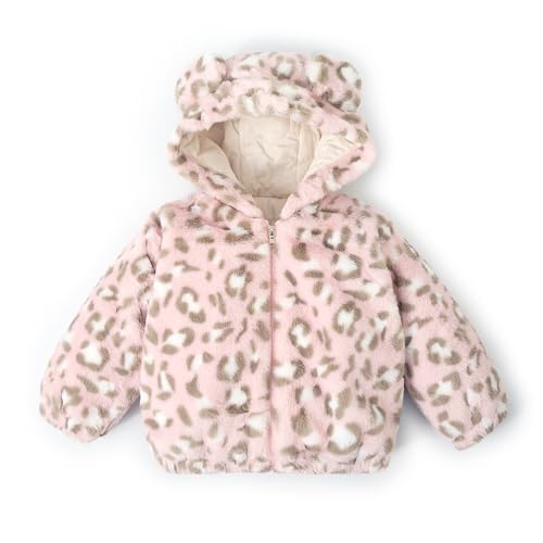 Miipat Baby Mädchenmäntel Reißverschluss Kapuzenjacke Kleinkindmädchen...