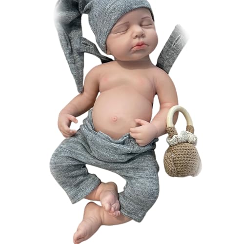 Muñeca Realista Reborn de Silicona 20 Pulgadas miniatura 1