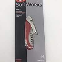 Algopix Similar Product 5 - Manual Corkscrew by OXO  RED cork