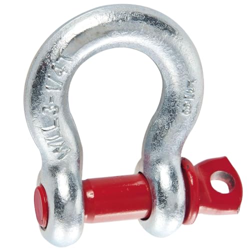 WERKA PRO - 59/0214 Manille Lyre 3, 4T, Rouge et Gris