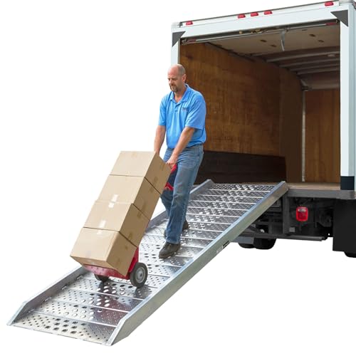12' x 36" Walk Ramp, Plate-End, 1,500 lb Cap, Aluminum, HD Ramps