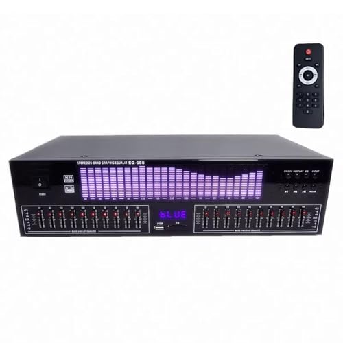 【Interfaccia intuitiva】 Il nostro equalizzatore è dotato di un ampio schermo LED, un'interfaccia intuitiva e controlli intuitivi, che consentono di regolare facilmente le impostazioni audio in base alle proprie preferenze. Supporta 15 tipi di modalità di salto