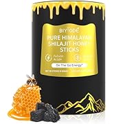 BIYODE Himalayan Pure Shilajit Sticks with Organic Honey, Saffron Easy to Consume Shilajit 30 Sti...
