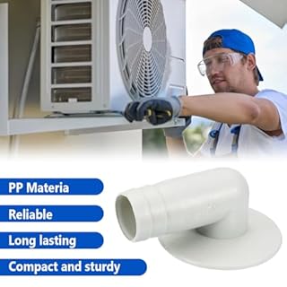 2 Pezzi Universale Scarico del Condizionatore D unità Esterna Beccuccio Connettore, per Beccuccio per unità Esterna del Condizionatore D per Ugello Scarico Connettore per Tubo Scarico Facile