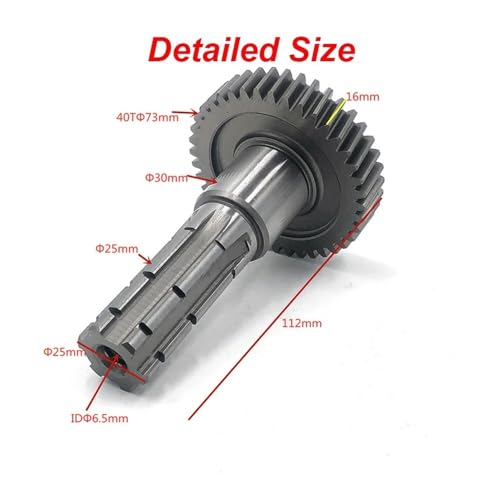 Eje de salida GY6 150cc de alta resistencia para transmision de UTV 2