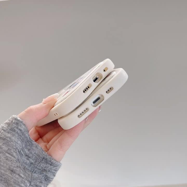 Miniatura 7 de Funda con diseño espacial de astronauta para iPhone 14 Pro Max con protector de cámara (viene con colgante), bonita funda de teléfono de anime de