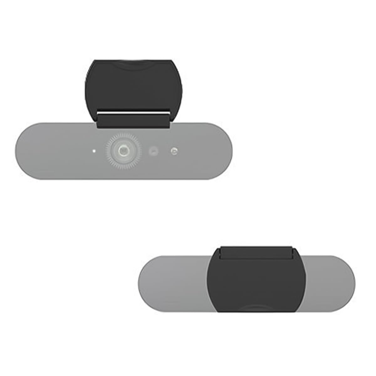 Lot de 2 caches pour Webcam Logi-Tech C1000e C920 C922 C930 Stream, Cache de confidentialité pour caméra pour protéger l'objectif et la sécurité, Noir