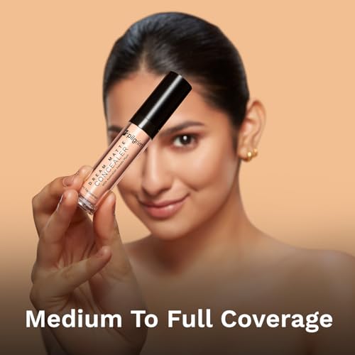 Image of Pilgrim Full Coverage Dream Matte Liquid Concealer 7.3ml | Concealer for Dark Circles with Australian Kakadu Plum & Hyaluronic Acid | Crease resistance & Lightweight | All Day Coverage | Shade Ivory