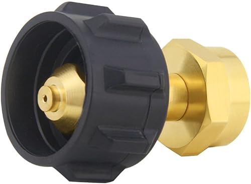 Miniatura 6 de Joywayus QCC1 - Válvula reguladora de tanque de 1 libra, adaptador de recarga de propano para exteriores, kit de barbacoa para exteriores, se adapta