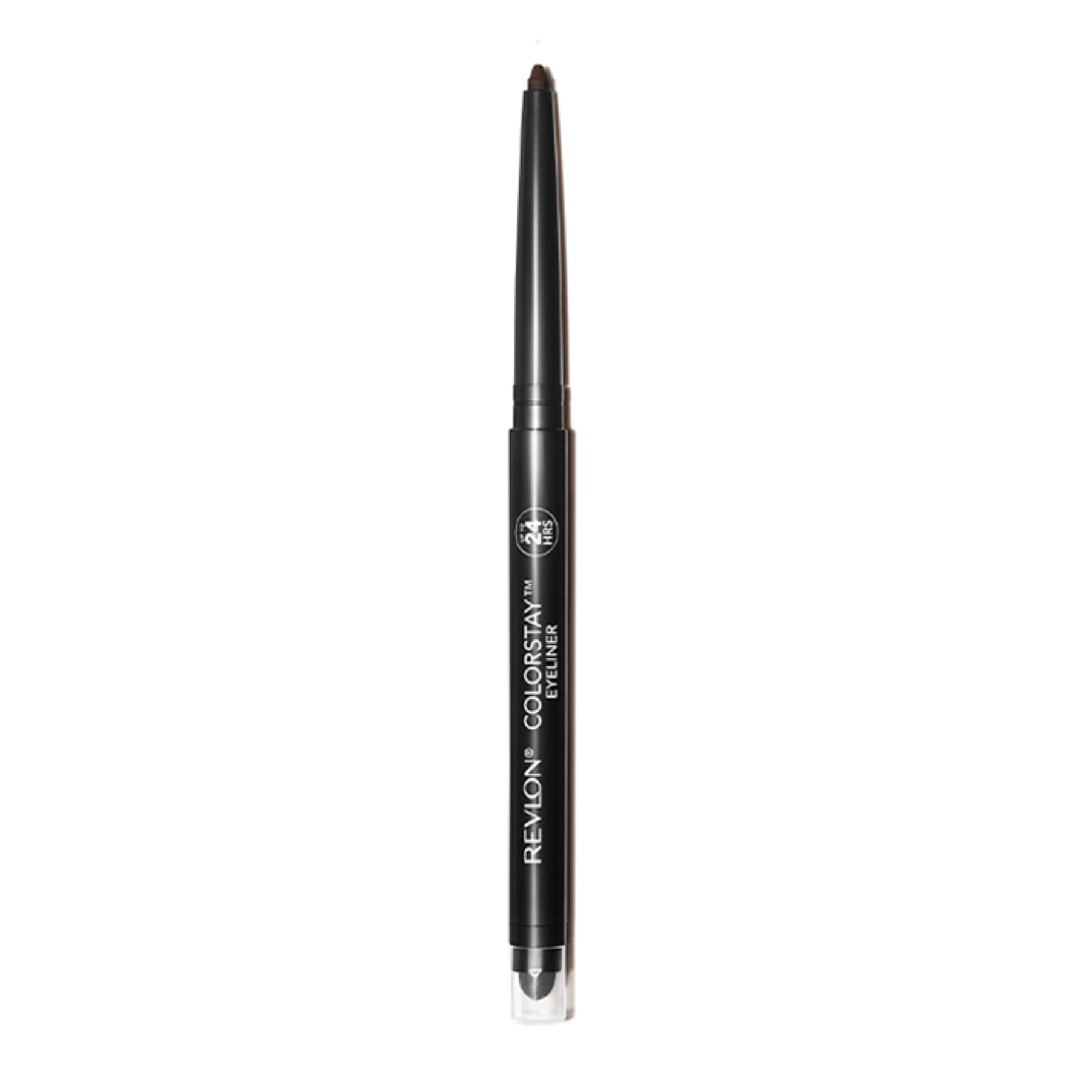 Revlon – ColorStay Eye Line Delineador de Ojos, con Sacapuntas y Esponja para Difuminar, 24 h de Duración, Resistente al Agua, para Todo Tipo de Piel, Tono Marrón