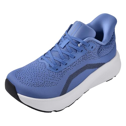 Image of JACKSHIBO Mens Wide Toe Box Shoes Lightweight Slip On Orthopedic Tennis Sneakers Plantar Fasciitis Footwear-Breathable Mesh for Running Walking Athletic Thick Cushion Zero Drop Sole Width Shoes